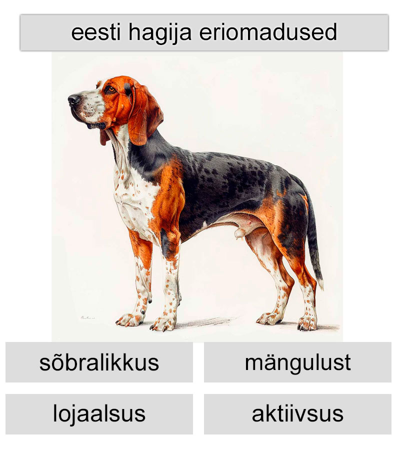 eesti hagija eriomadused